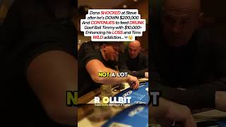 Dana MAD at Steve after this…💀 casino gambling dana danawhite stevewilldoit blackjack vegas [upl. by Norred]