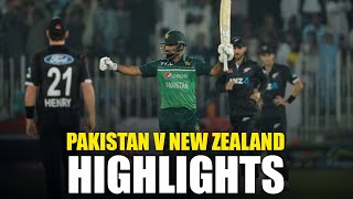 Highlights  Pakistan vs New Zealand  ODI  PCB  MZ2K [upl. by Ameen87]