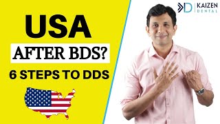 USA After BDS In 6 Steps DDS  Full Process 2024 [upl. by Anhej]