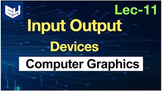 Input Output Devices  CG  Computer Graphics  Lec11  Bhanu Priya [upl. by Remus]