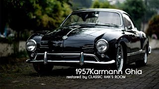 VOLKSWAGEN KARMANN GHIA 1957 by Classic Hans Room  Indonesia [upl. by Aihsel57]