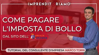 Come pagare limposta di bollo  Tutorial [upl. by Etta]