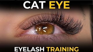 Easy Lash Mapping  Cat Eye Shape  Eyelash Extensions 101 [upl. by Margherita506]