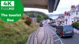 Great Orme Tramway Full Journey To The Top Of The Mountain amp Back Down In Llandudno Tram Cab Ride UK [upl. by Lait]