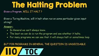 The Halting Problem [upl. by Salazar384]