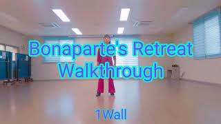 Bonapartes Retreat Walkthrough line dance [upl. by May]