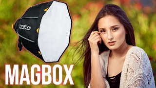 Magmod Magbox Softbox Review Magshoe MagRing Focus Diffuser for Flash photography [upl. by Macswan]