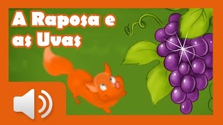 A Raposa e as Uvas  Histórias infantis em português [upl. by Ahsito]