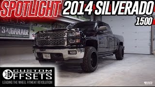 Spotlight 2014 Silverado 1500 Leveled 20x12s and 285s [upl. by Arlina934]