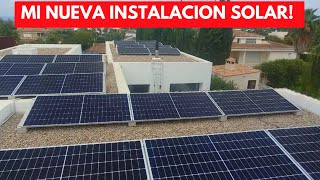 MI NUEVA INSTALACIÓN FOTOVOLTAICA [upl. by Imray]