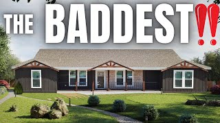 No doubt the BADDEST triple wide mobile home that EXIST Prefab House Tour [upl. by Bayard300]