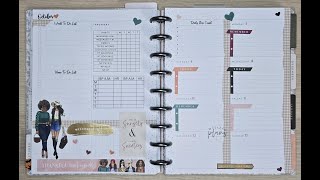 October Week 2  Dashboard Plan With Me  Happy Planner [upl. by Toland210]