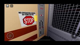 Montgomery Freight Elevator at Sam amp Daw Department Store  Roblox [upl. by Naerda]