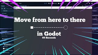 Move from A to B in Godot 69 Seconds [upl. by Gavrah991]