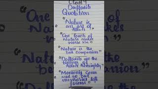 Class 9 Daffodils  Easy Quotations quot [upl. by Vedette]