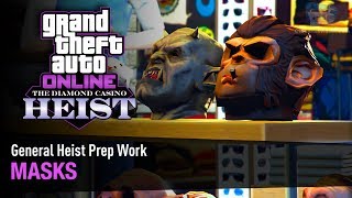 GTA Online The Diamond Casino Heist  Heist Prep Masks Solo [upl. by Randee553]