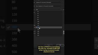 FIX Audio Playback Issues in Premiere 🔉 shorts [upl. by Dulciana683]