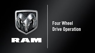 Four Wheel Drive Operation  How To  2021 Ram Trucks [upl. by Smaoht]