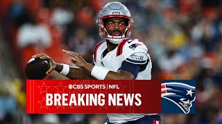 Patriots name Jacoby Brissett starting QB over Drake Maye  CBS Sports [upl. by Ytnom]