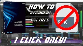 How to remove SFK Files from Vegas Pro [upl. by Yemac]