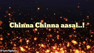 Chinna Chinna Aasai Lyric Video  A R Rahman  Roja [upl. by Ahsinav941]