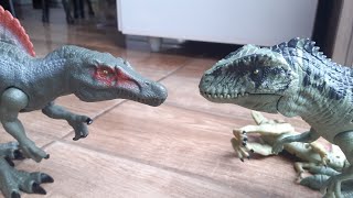 Spinosaurus Vs Giganotosaurus Toy Version [upl. by Lundgren]