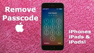 How To REMOVE Forgotten iPhone 6S 6 PASSCODE Tutorial  UNLOCK iPad Air Mini iPod iOS Password Code [upl. by Meggs332]