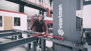 Voortman V600  Mitre processing [upl. by Atnahs]