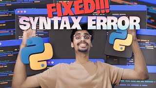 Fixing Python Syntax Errors  Common Mistakes and How to Solve Them [upl. by Maxantia40]