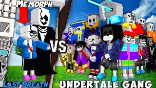 Last Breath sans phase 3 vs Undertale GangOMG GRAZY BATTLE5 [upl. by Balsam143]