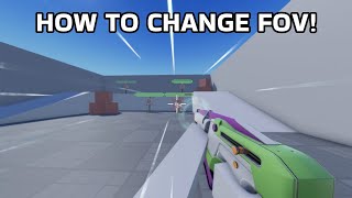 How to change FOV in Roblox FPS template [upl. by Jourdan156]