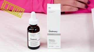 The Ordinary  Retinol 1 in Squalane Review amp Ingredients [upl. by Gilliam]