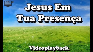 Jesus Em Tua Presença  Playback com legenda  Asaph Borba wmv [upl. by Annavahs]