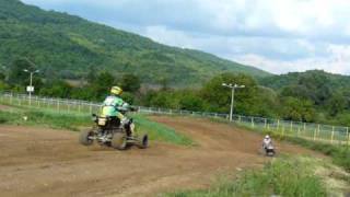 Yamaha YFZ 450R vs Canam DS 450 holeshot [upl. by Rehportsirhc540]