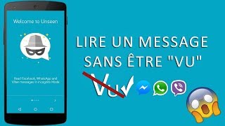 Désactiver Loption VU Unseen sur Messenger [upl. by Amrac]