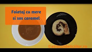 Foietaj cu mere si sos caramel [upl. by Anival]