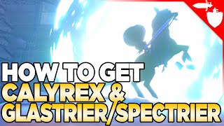 How to Get Calyrex amp GlastrierSpectrier Walkthrough  Pokemon Sword amp Shield DLC Crown Tundra [upl. by Anaeco]