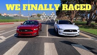 2018 Mustang GT Vs 2016 Mustang GT RACE WHOS FASTER [upl. by Acinnad]