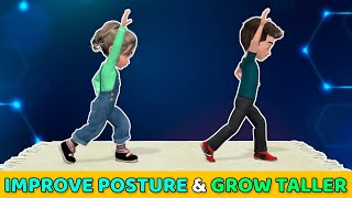 6 BEST STRETCHING EXERCISES TO INCREASE YOUR HEIGHT AND IMPROVE YOUR POSTURE [upl. by Calendra]