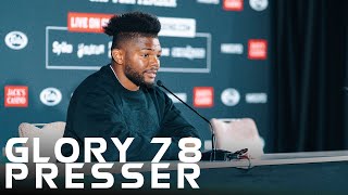 GLORY 78 Press Conference Hamicha Rigters Tavares [upl. by Gall]