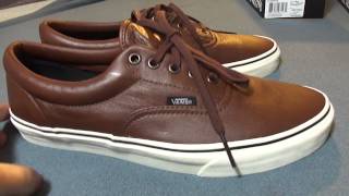 Shoe Review Vans Aged Leather Eras Black amp Brown [upl. by Mungo]