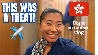 INTERNATIONAL FLIGHT ATTENDANT VLOG this was a treat [upl. by Trescott]