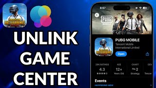 How To Unlink Game Center PUBG Mobile iPhone [upl. by Audsley]