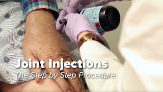 Joint Injection Step by Step Procedure [upl. by Bonny]