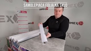 Samolepiaca fólia na sklo  Produktové video [upl. by Ringler]