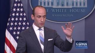 Exchange between Stephen Miller and Jim Acosta on Statue of Liberty amp Immigration CSPAN [upl. by Croix]