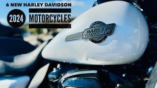 6 new 2024 Harley Davidson Motorcycles amp New Colors [upl. by Najram]