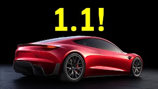 2024 tesla roadster 060 mph in 11 seconds [upl. by Brogle]