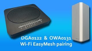 Technicolor OWA0131 pairing the DGA0122 EasyMesh gateway [upl. by Coulson969]