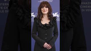 Winona Ryder wows in black velvet dress at Venice Film Festival WionaRyder VeniceFilmFestival [upl. by Sirtemed968]